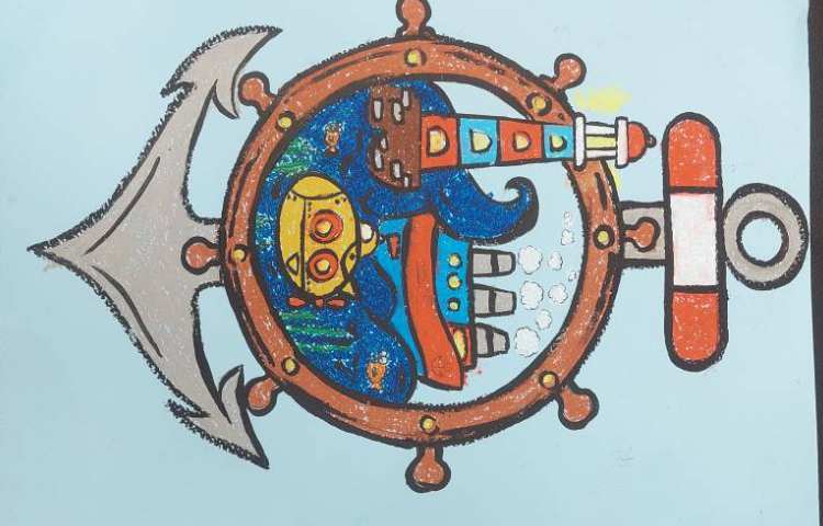 آثار برگزیده مسابقه نقاشی نیروی دریایی 1