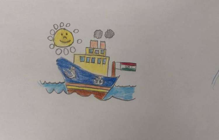 آثار برگزیده مسابقه نقاشی نیروی دریایی 2