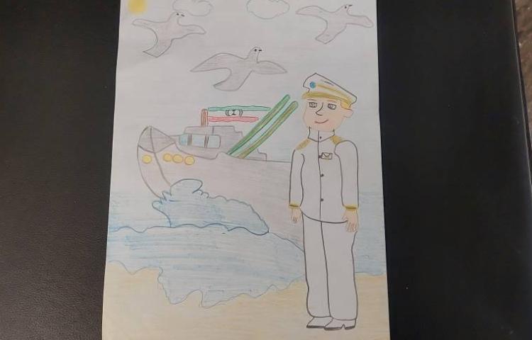 آثار برگزیده مسابقه نقاشی نیروی دریایی 5