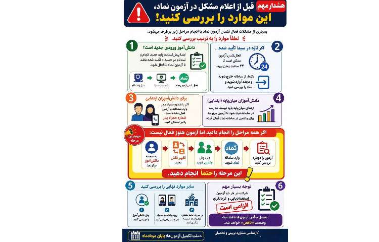 آرمون غربالگری و استعدادیابی دانش آموزان دبستان 3