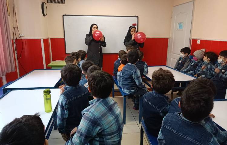 :آزمایشگاه، ترکیدن بادکنک با پوست پرتقال 1