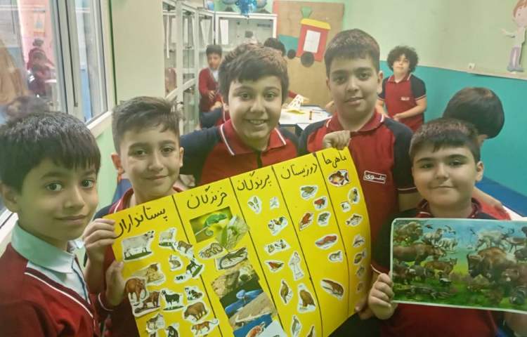 آزمایشگاه علوم کار گروهی درس 13 علوم سوم 1