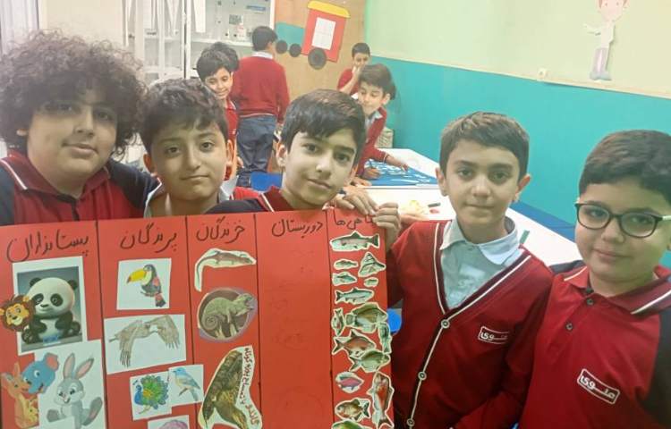 آزمایشگاه علوم کار گروهی درس 13 علوم سوم 4