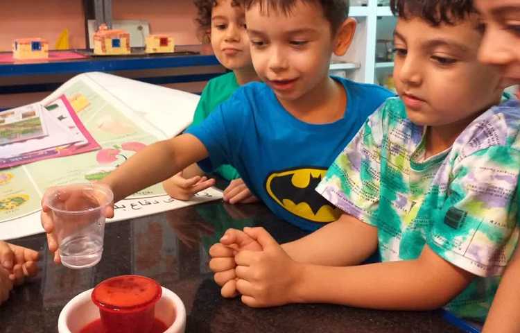 آزمایش آتشفشان رنگین کمانی 3