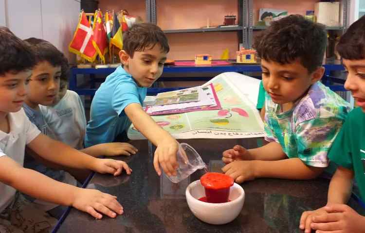 آزمایش آتشفشان رنگین کمانی 4