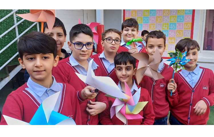 آزمایش آسیاب آبی و انرژی باد با فرفره 1