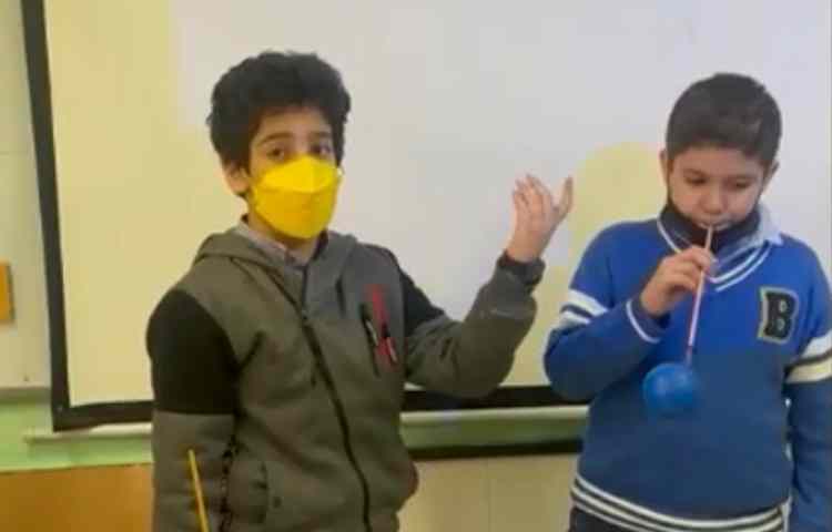 آزمایش افزایش حجم شش ها هنگام دم و بازدم