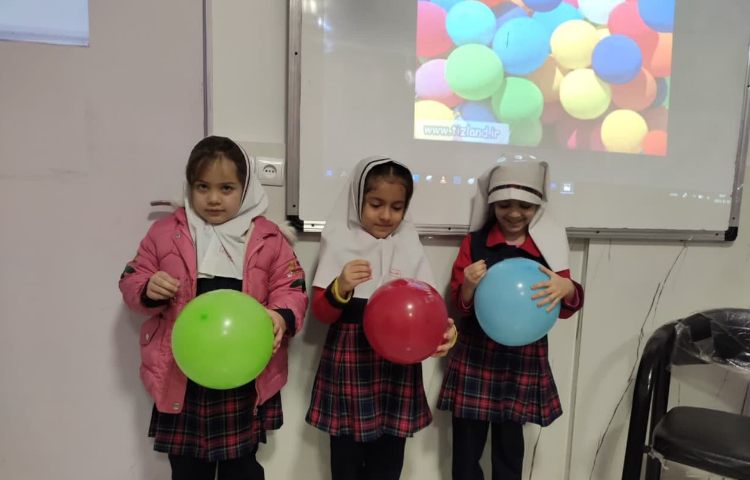 آزمایش بادکنک 2