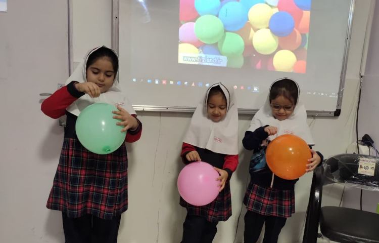 آزمایش بادکنک 3