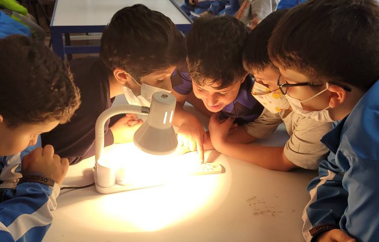 :آزمایش تاثیر تابش مستقیم و مایل نور خورشید، کلاس کوهنوردان 2