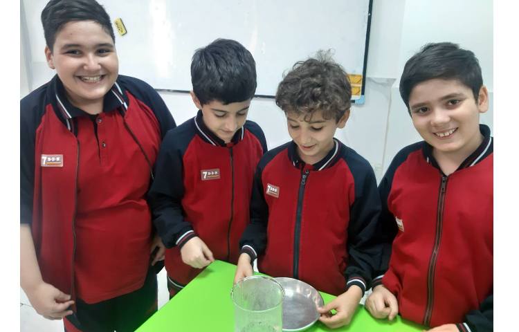 آزمایش تبدیل آب شور به آب شیرین (میعان،تبخیر) 5