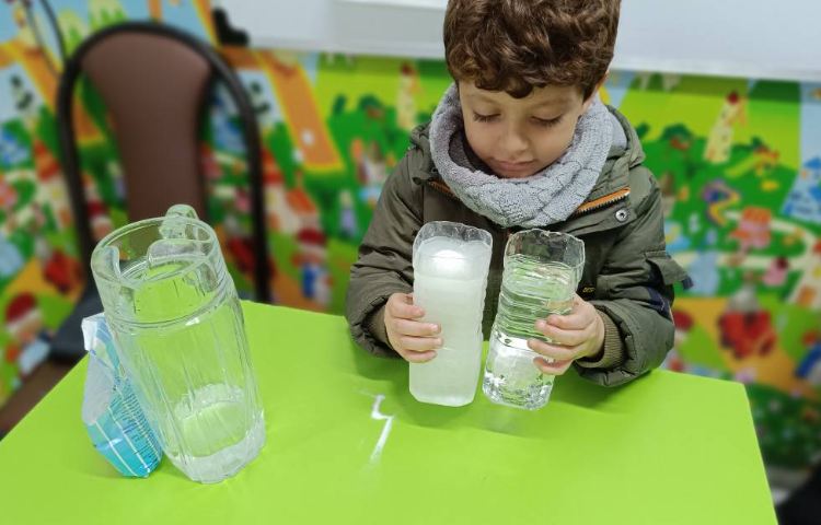 آزمایش تخم مرغ در آب نمک