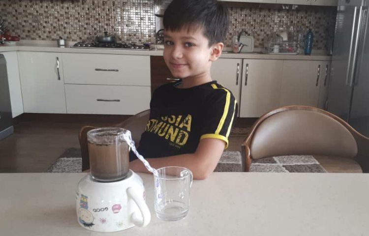 آزمایش تصفیه آب در پایه دوم (درس علوم) 2