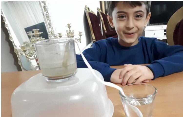 آزمایش تصفیه آب در پایه دوم (درس علوم) 4