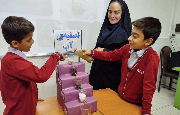 آزمایش تصفیه‌ی آب 2
