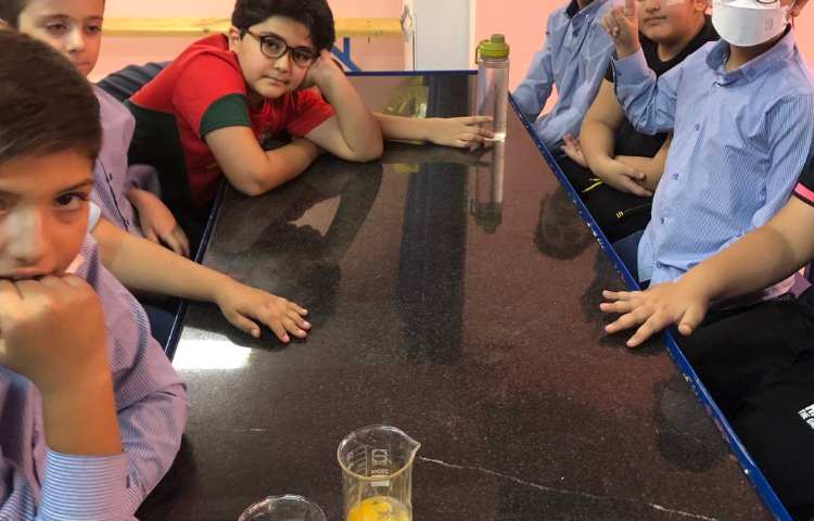 آزمایش تغییرات شیمیایی و فیزیکی 2