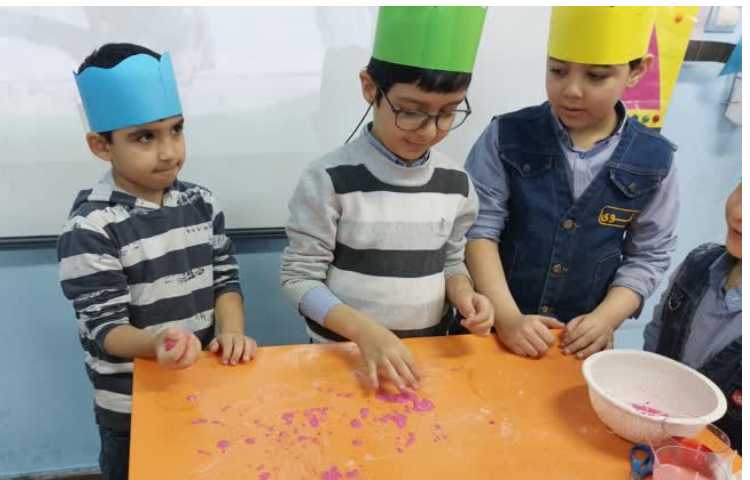 آزمایش خمیر جادویی هفته ملی علوم 1