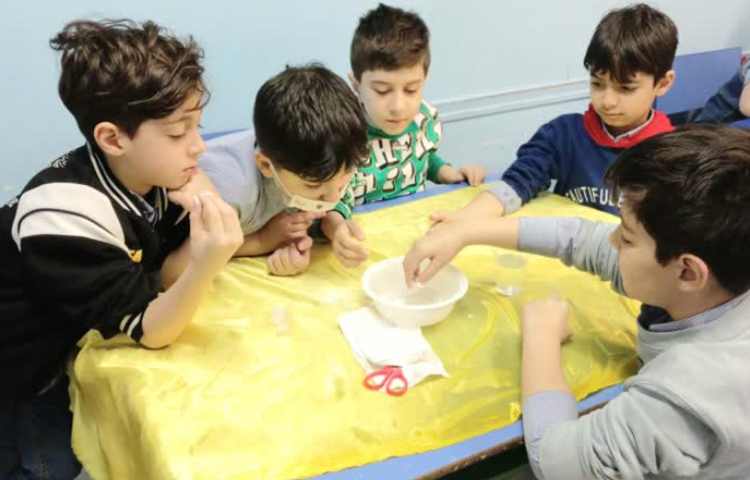 آزمایش خمیر جادویی هفته ملی علوم 3