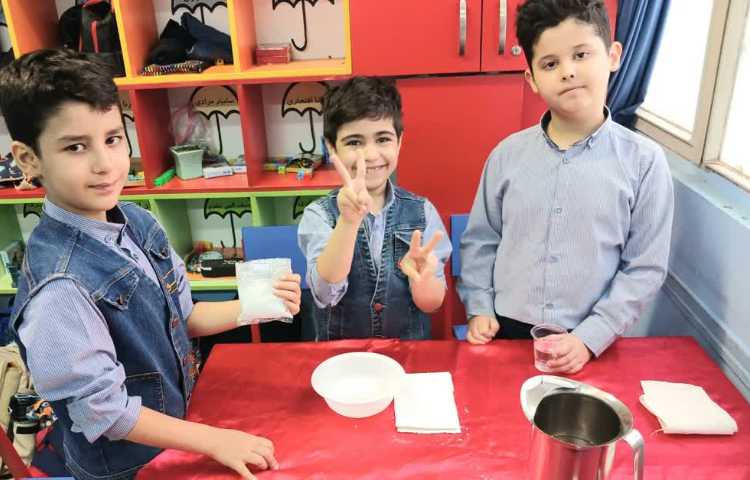 آزمایش خمیر جادویی هفته ملی علوم