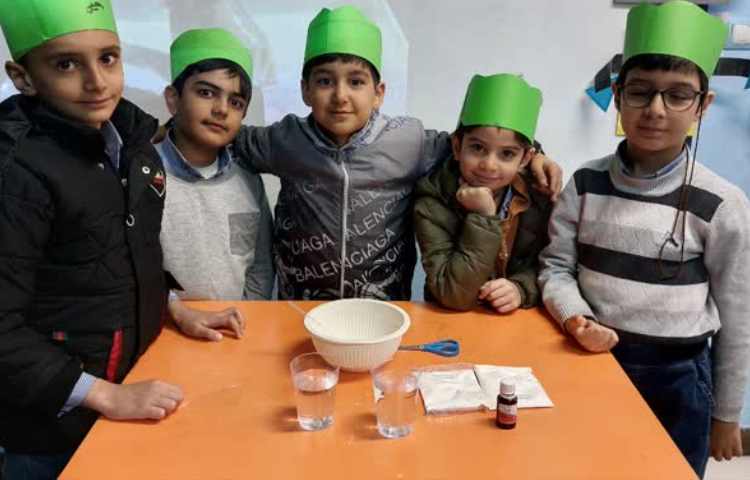 آزمایش خمیر جادویی هفته ملی علوم