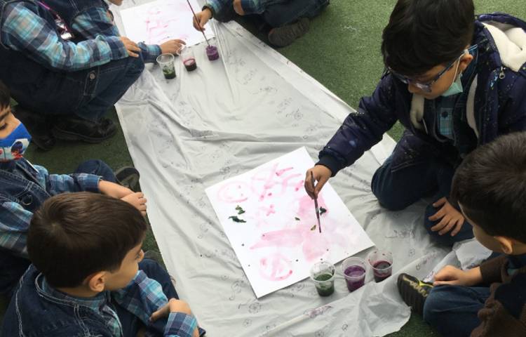 آزمایش رنگ های گیاهی و طبیعی 1