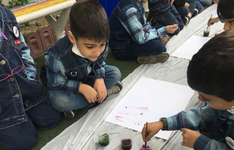 آزمایش رنگ های گیاهی و طبیعی 2