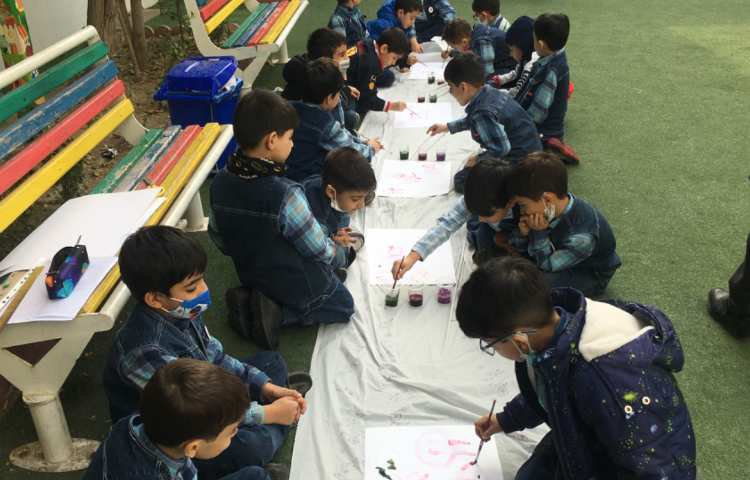 آزمایش رنگ های گیاهی و طبیعی 5