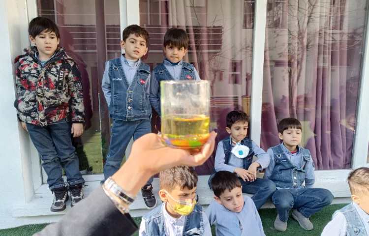 آزمایش روغن و آب 4