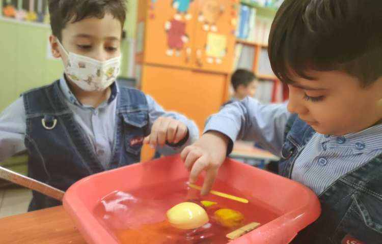 آزمایش روی آب ،زیر آب 4