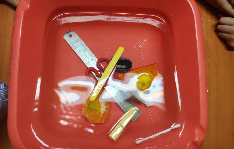 آزمایش روی آب ،زیر آب 5