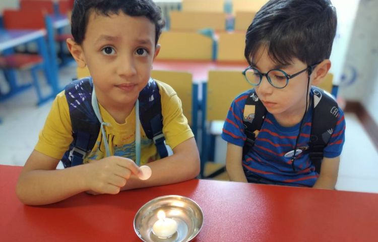 :آزمایش شمع و قرص جوشان