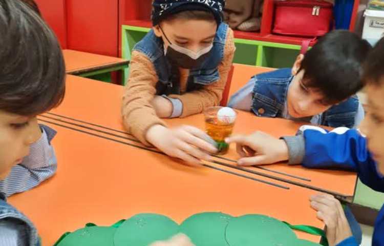 آزمایش طبقات رنگی هفته ملی علوم 1