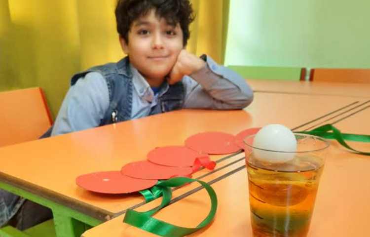 آزمایش طبقات رنگی هفته ملی علوم 3