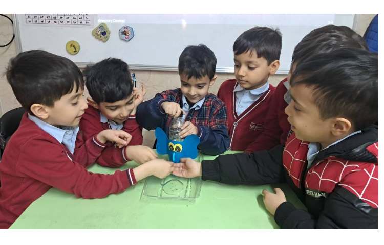 آزمایش علمی هوا 5