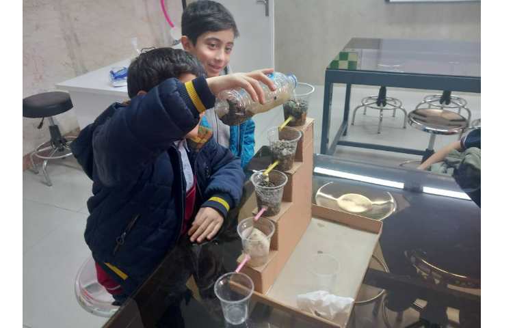 آزمایش علوم در مورد تصفیه ی آب 4