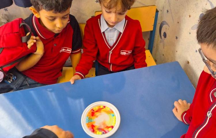 آزمایش علوم رنگین کمان 7