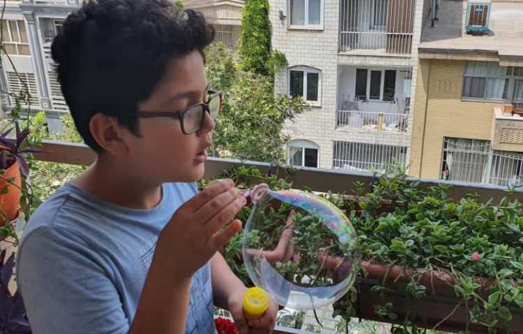 آزمایش علوم ساخت حباب 2