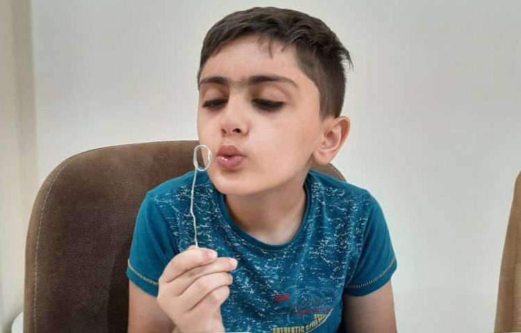 آزمایش علوم ساخت حباب 4