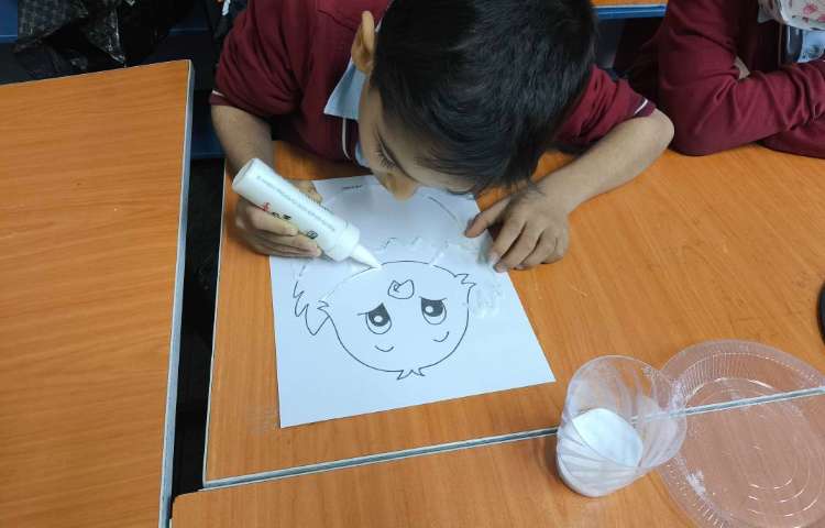 آزمایش نقاشی نمکی 1