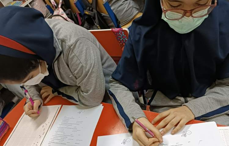 آزمون مدادسیاه 1 2