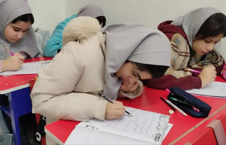 آزمون مداد رنگی 1 2