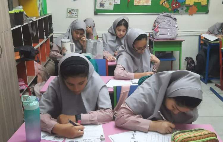 آزمون مداد رنگی 1