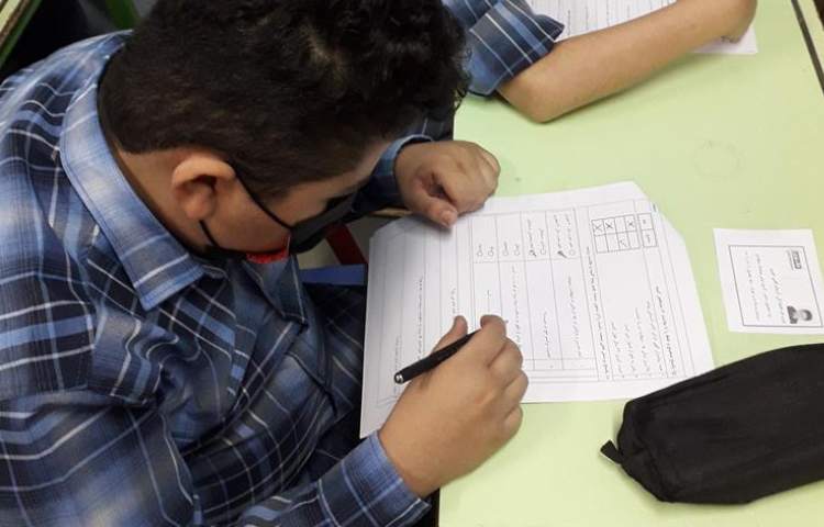 آزمون نهایی منطقه ای پایه ششم دبستان علوی شعبه غرب 11