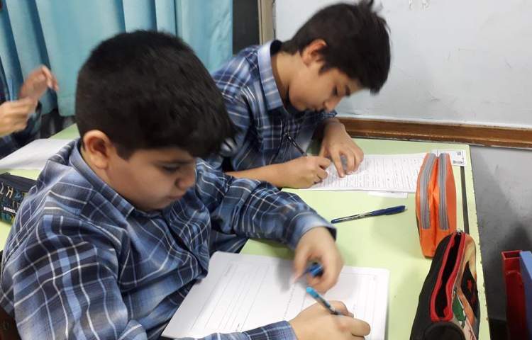 آزمون نهایی منطقه ای پایه ششم دبستان علوی شعبه غرب 5