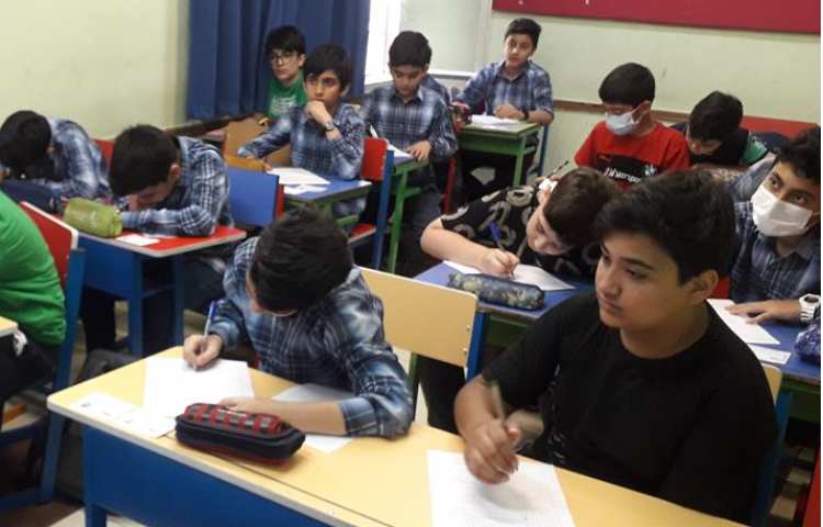 آزمون نهایی منطقه ای پایه ششم دبستان علوی شعبه غرب 7