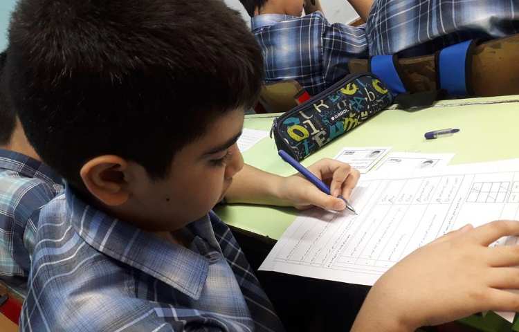 آزمون نهایی منطقه ای پایه ششم دبستان علوی شعبه غرب 8