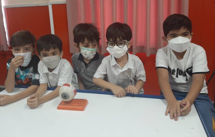 :آشنایی با آزمایشگاه، آموزش حواس پنجگانه با اجرای مسابقه، کلاس توت فرنگی 3