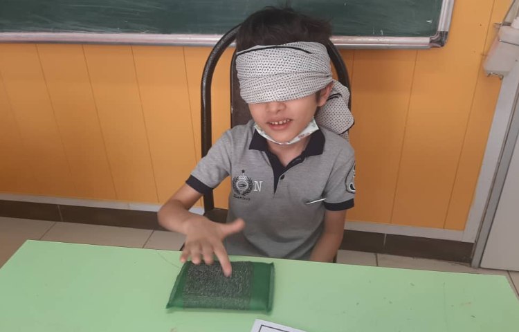 :آشنایی با آزمایشگاه، آموزش حواس پنجگانه با اجرای مسابقه، کلاس توت فرنگی 5