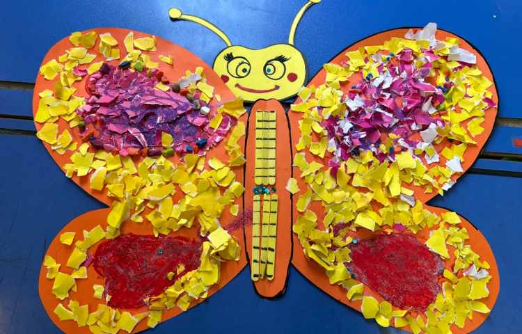 : آشنایی با حشرات و کاردستی پروانه