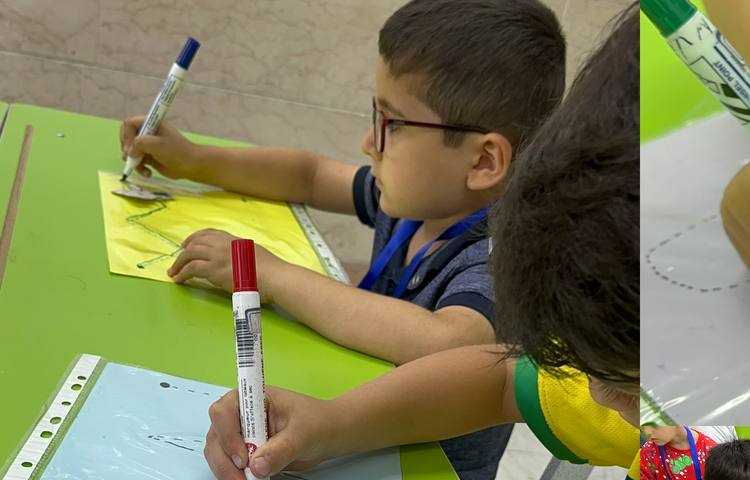 آشنایی با خطوط با بازی کلاس 1/1 خانم حسینی 1